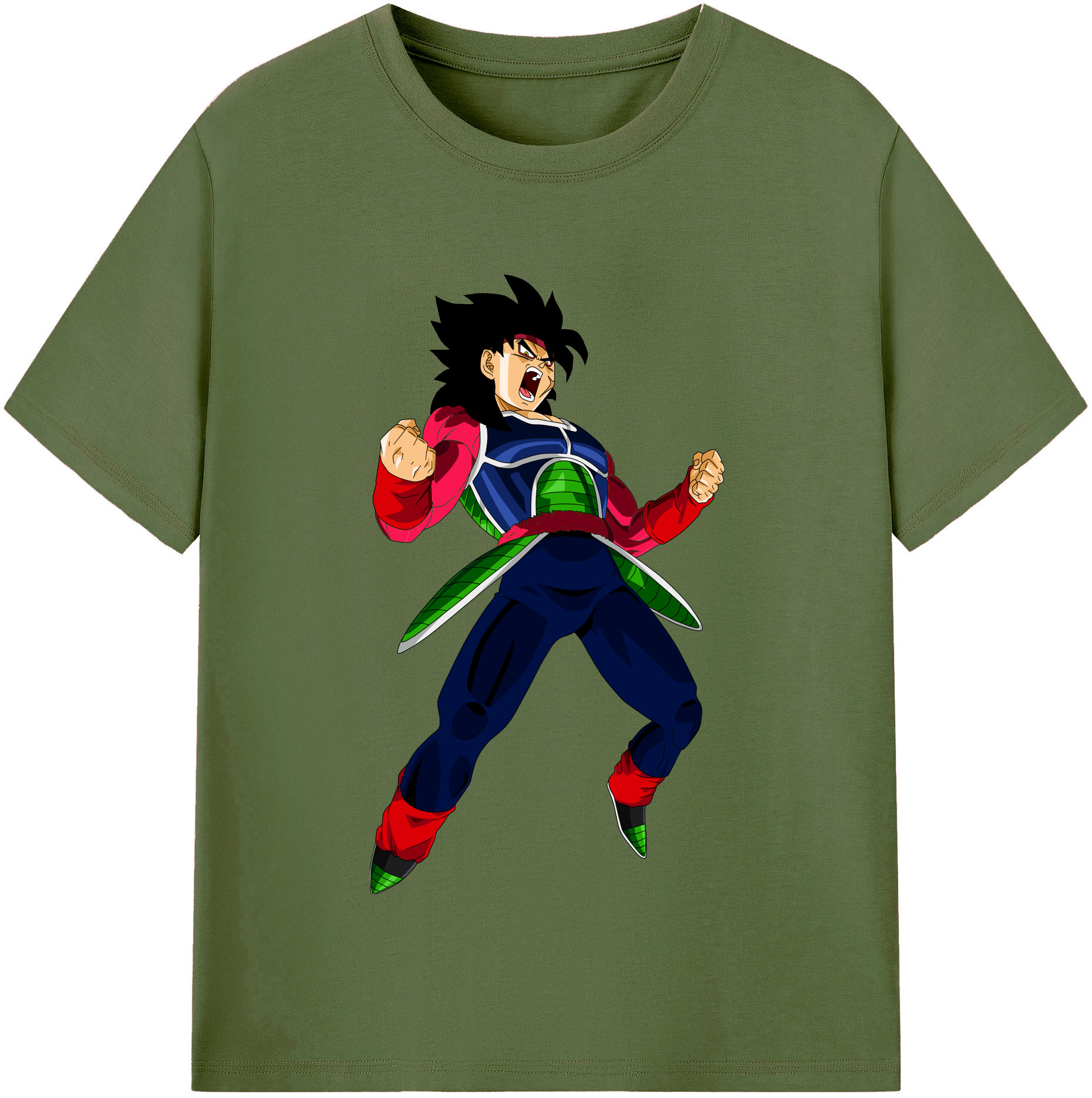 （画像用） ドラゴンボール バーダック DRAGON BALL Burdock 綿100％半袖Tシャツ（フロントプリント）
